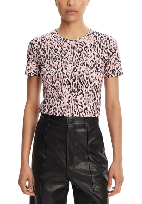 T-shirt stampa animalier all-over JUST CAVALLI | T-shirt | 78PAHE06 CJ11227R27